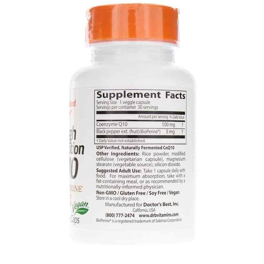 High Absorption CoQ10 100 Mg, DRB